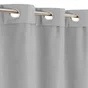 Rideau thermique, stop froid plus, l.135 x H.240 cm, gris clair