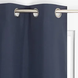 Rideau thermique, stop froid plus, l.135 x H.240 cm, bleu