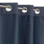 Rideau thermique, stop froid plus, l.135 x H.240 cm, bleu