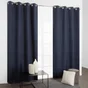 Rideau thermique, stop froid plus, l.135 x H.240 cm, bleu