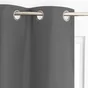 Rideau thermique, stop froid plus, l.135 x H.240 cm, charbon gris foncé