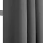 Rideau thermique, stop froid plus, l.135 x H.240 cm, charbon gris foncé