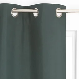 Rideau thermique, stop froid plus, l.135 x H.240 cm, vert