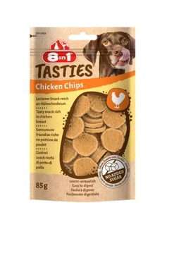 Friandise chien 8in1 tast chicken chips 85g