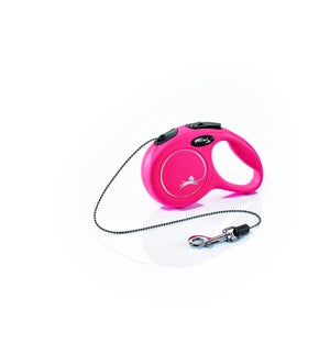 Laisse chien flexi classic cordon XS, 3 m rouge
