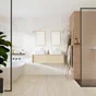 Carrelage sol interieur / mur interieur effet marbre blanc Blush l.60 x L.60 cm Artens