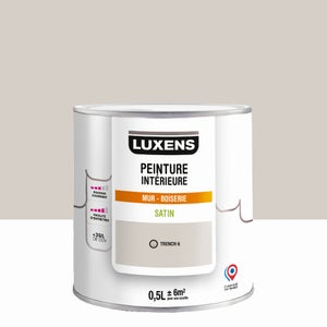 Peinture mur, boiserie trench 6 satin LUXENS Murale 0.5l