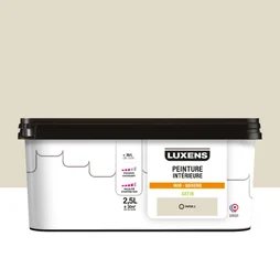 Peinture mur, boiserie paper 2 satin LUXENS Murale 2.5l