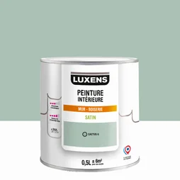 Peinture mur, boiserie cactus 6 satin LUXENS Murale 0.5l