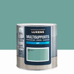 Peinture mat mur, boiserie et radiateur LUXENS Mint 3, vert, 0.5 litre