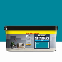 Peinture miami 2 mur, boiserie, radiateur LUXENS mat 2.5L+20% gratuit