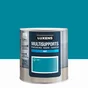 Peinture mat mur, boiserie et radiateur, LUXENS Miami 2, bleu, 0.5 litre