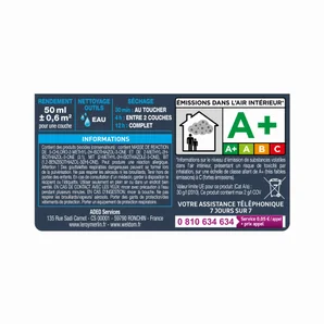 Testeur peinture trench 6 mat LUXENS 50 ml