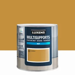 Peinture mat mur, boiserie et radiateur LUXENS Banana 1, jaune, 0.5 litre