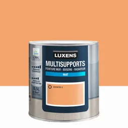 Peinture mat mur, boiserie et radiateur LUXENS Seventies 5, orange, 0.5 litre