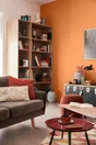 Peinture mat mur, boiserie et radiateur LUXENS Seventies 5, orange, 0.5 litre