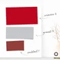 Peinture rouge crimson 2 mur, boiserie, radiateur LUXENS mat 2.5 l