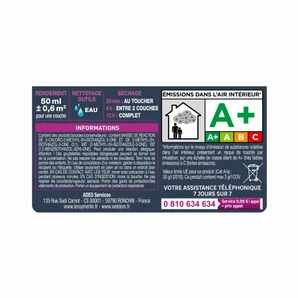 Testeur peinture granit 1 velours LUXENS 50 ml