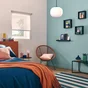 Peinture velours mur, boiserie et radiateur, LUXENS Celadon 4, bleu, 0.5 litre