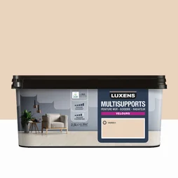Peinture velours mur, boiserie et radiateur, LUXENS Havana 6, brun, 2.5 litres