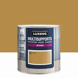 Peinture velours mur, boiserie et radiateur, LUXENS Pecan 4, orange, 0.5 litre
