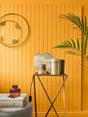 Peinture velours mur, boiserie et radiateur, LUXENS Solemio 1, jaune, 0.5 litre