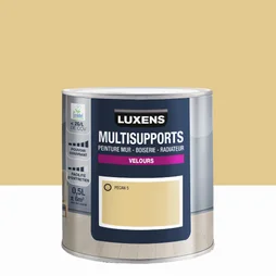 Peinture velours mur, boiserie et radiateur, LUXENS Pecan 5, beige, 0.5 litre