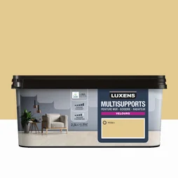 Peinture velours mur, boiserie et radiateur, LUXENS Pecan 5, beige, 2.5 litres