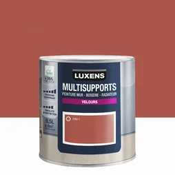 Peinture velours mur, boiserie et radiateur, LUXENS Chili 1, orange, 0.5 litre