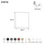 PORTE BATTANTE EVO'M SEVILLE H.64 X L.60 CM BLANC BRILLANT SPACEO