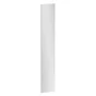 porte battante evo'm seville h.230,4 x l.40 cm blanc brillant spaceo