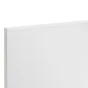 porte battante evo'm seville h.230,4 x l.40 cm blanc brillant spaceo