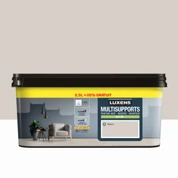 Peinture trench 6 mur, boiserie, radiateur LUXENS satiné 2.5L+20% gratuit