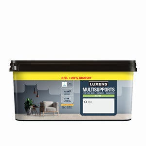 Peinture cool 6 mur, boiserie, radiateur LUXENS satiné 2.5L+20% gratuit