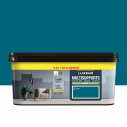 Peinture miami 1 mur, boiserie, radiateur LUXENS satiné 2.5L+20% gratuit