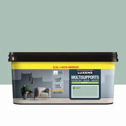 Peinture cactus 6 mur, boiserie, radiateur LUXENS satiné 2.5L+20% gratuit
