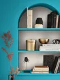 Peinture satiné mur, boiserie et radiateur, LUXENS Miami 4, bleu, 0.5 litre