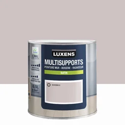Peinture satiné mur, boiserie et radiateur, LUXENS Bohemia 6, brun, 0.5 litre