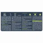 Peinture satiné mur, boiserie, radiateur LUXENS Saphir 2, bleu, 2.5 litres