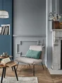 Peinture satiné mur, boiserie et radiateur, LUXENS Granit 4, gris, 0.5 litre