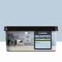 Peinture satiné mur, boiserie et radiateur, LUXENS Saphir 6, bleu, 2.5 litres