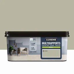 Peinture satiné mur, boiserie et radiateur, LUXENS Pampa 5, 2.5 litres