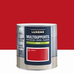 Peinture crimson 2 mur, boiserie, radiateur LUXENS satine 0.5 l
