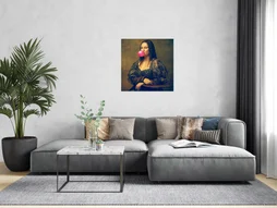 Toile imprimée Mona Lisa Gum, CEANOTHE, l.65 x H.65 cm multicouleur