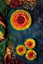 Verre imprime Glassart 30x45 fruits colores, multicouleur CEANOTHE l.30 x H.44.5