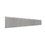 Lot de 2 plinthes Olivo, gris, h. 7.5 x h. 60 cm, Ep.7.4 mm