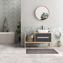 Carrelage mural gris clair mat l.30 x L.60 cm Olivo FRASSINORO GRESMALT