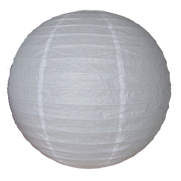 Suspension Goa, papier blanc, Diam.30 cm
