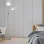 Lampadaire liseuse, E27, H.177 cm, Basic, gris