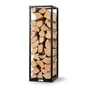 Range-bûches noir LE MARQUIER Rba120 l.39 x H.119 cm